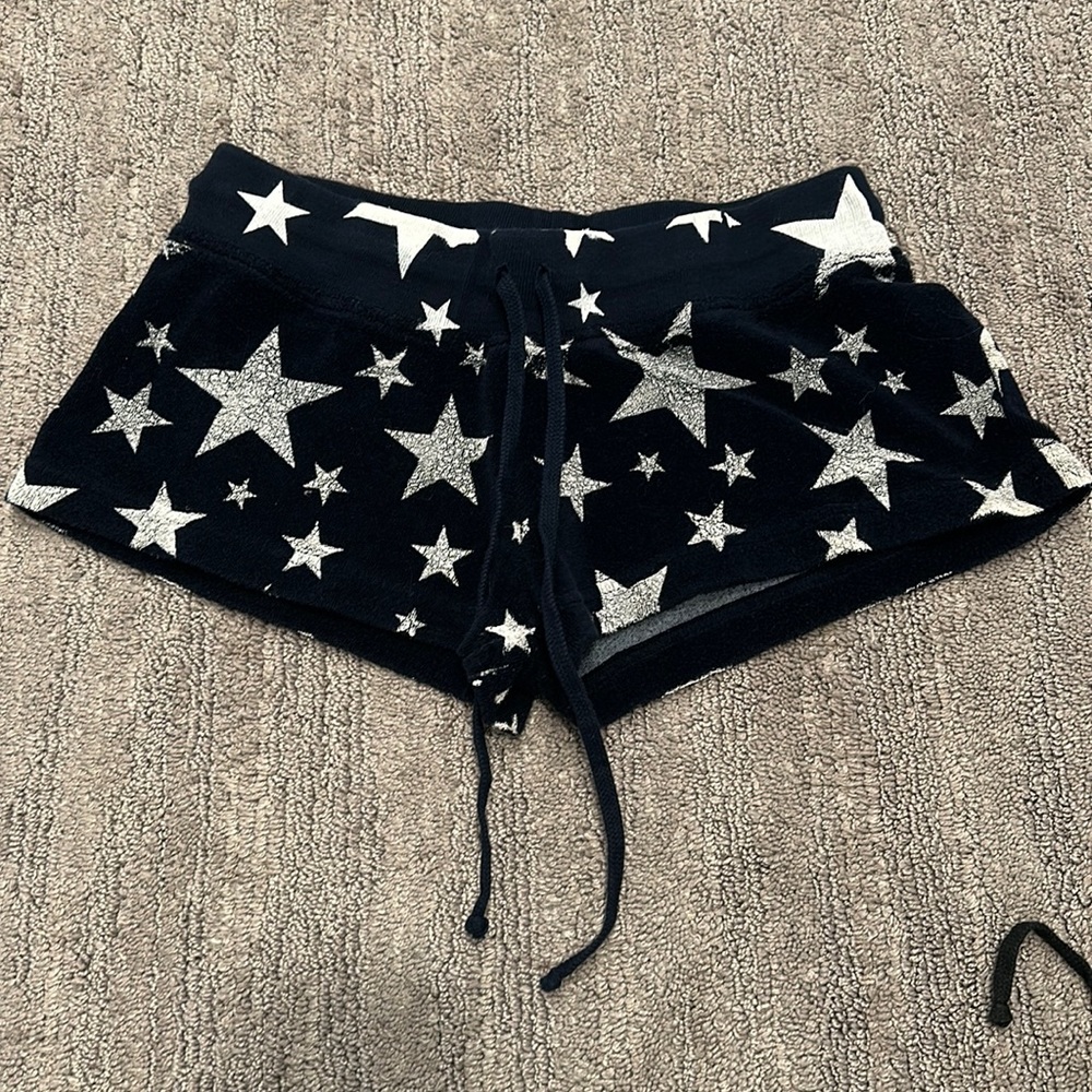 Hard tail women’s/juniors terry shorts with stars *Rare*